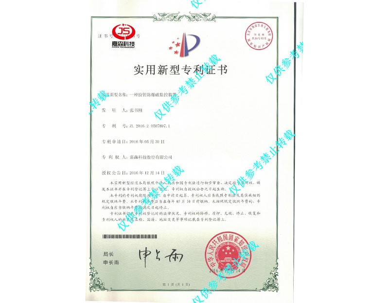 專(zhuān)利膠管防爆破裝置